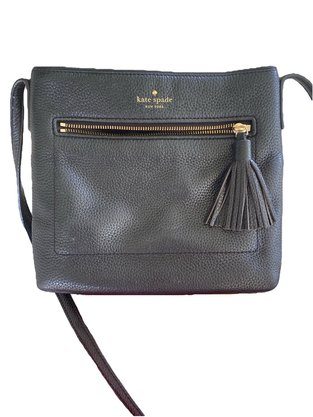 Kate Spade Black Leather Crossbody Bag